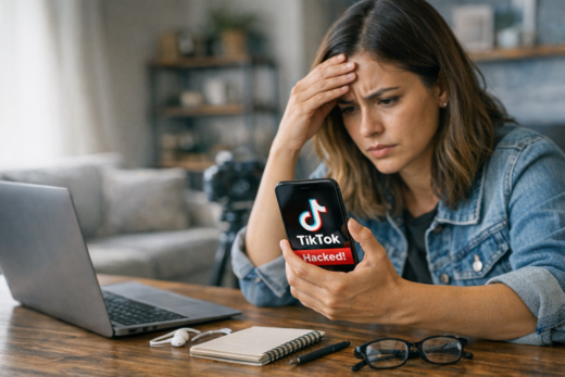 Conta do TikTok hackeada: criadora revisa alertas de segurança e recupera o acesso ao perfil
