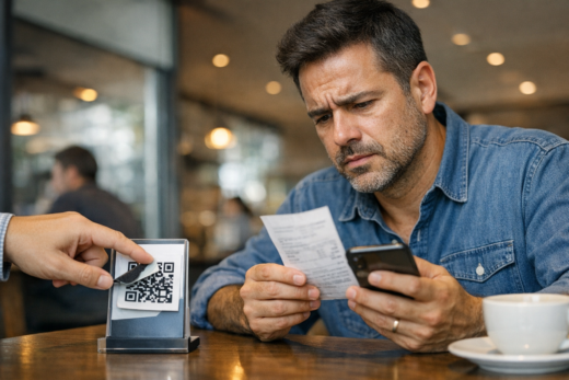 Consumidor identifica golpe do QR code após pagamento e reúne comprovantes.