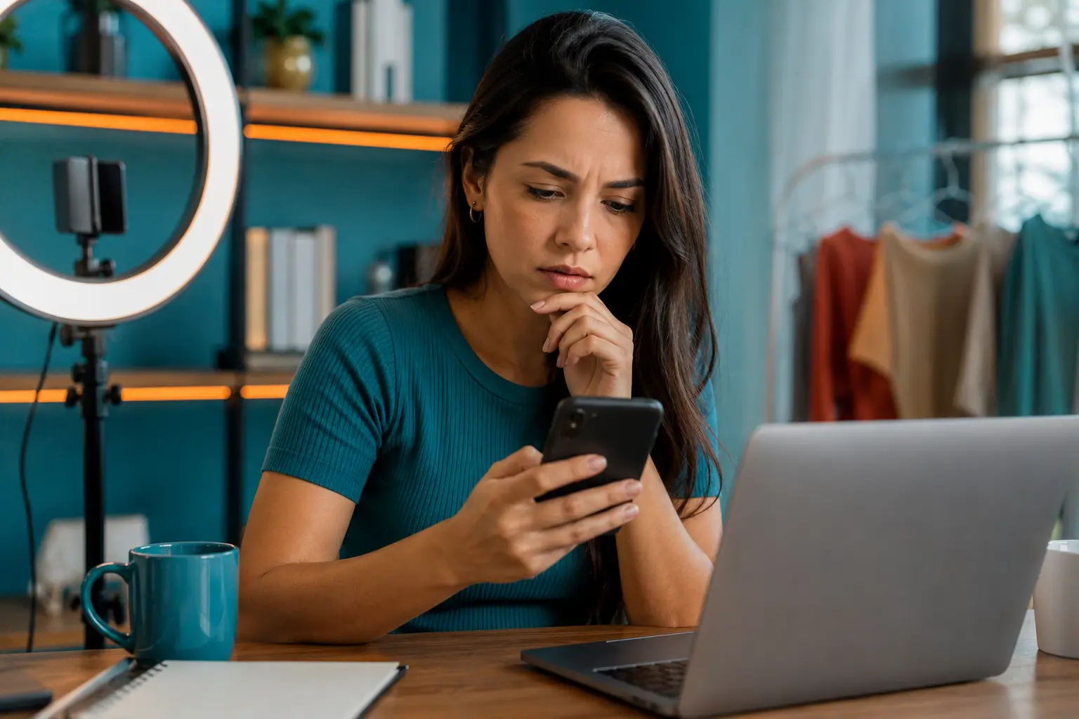Criadora pesquisa como recuperar conta banida no Kwai pelo celular