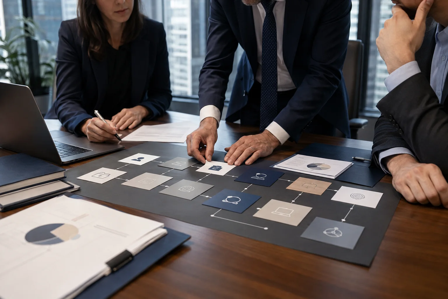 Equipe jurídica e técnica mapeia contratos, dados e plataformas em uma análise de Direito Digital