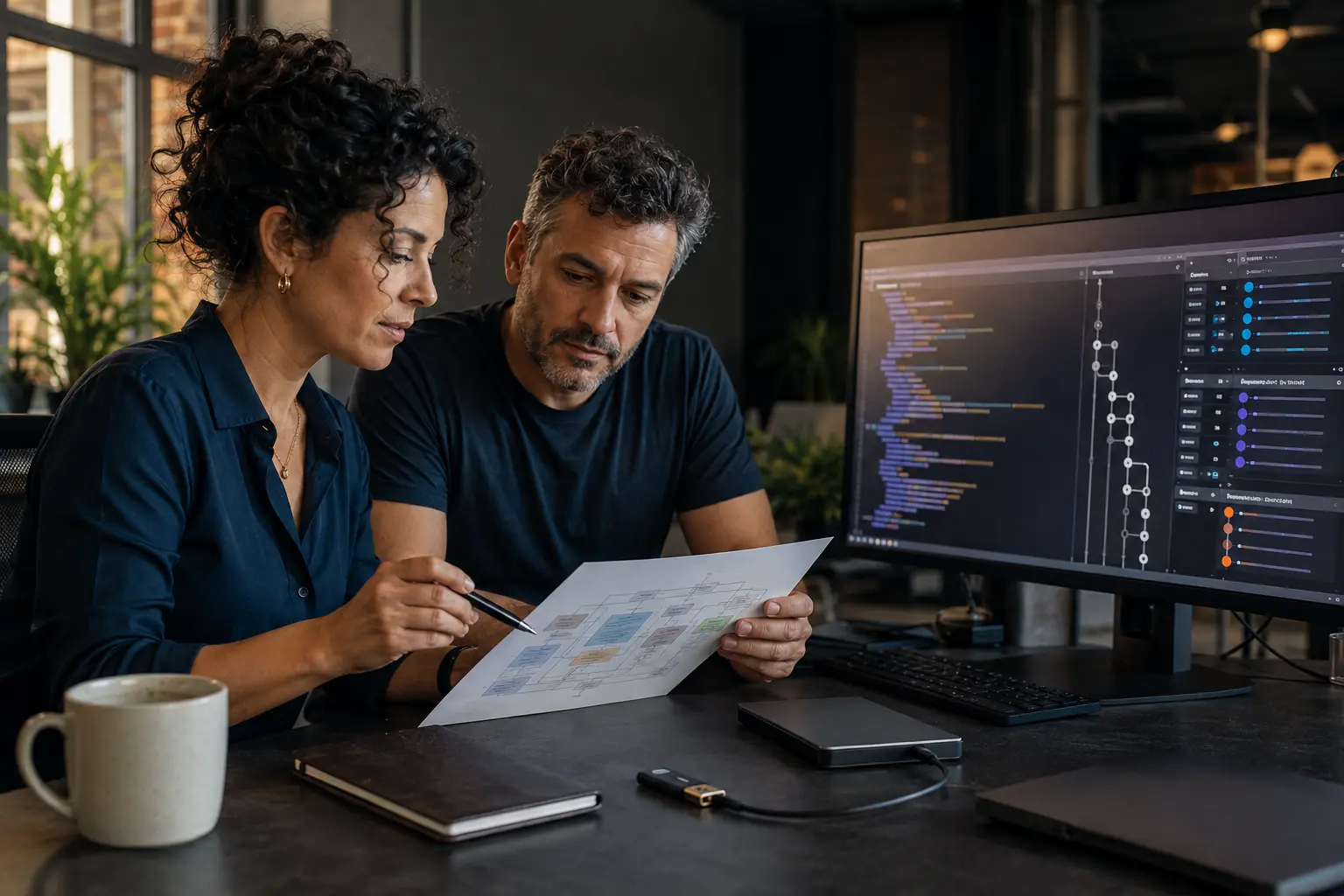 Equipe técnica documenta código para registro de software
